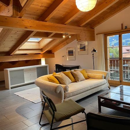 Attic In The Alps Apartment Luzein Exterior foto