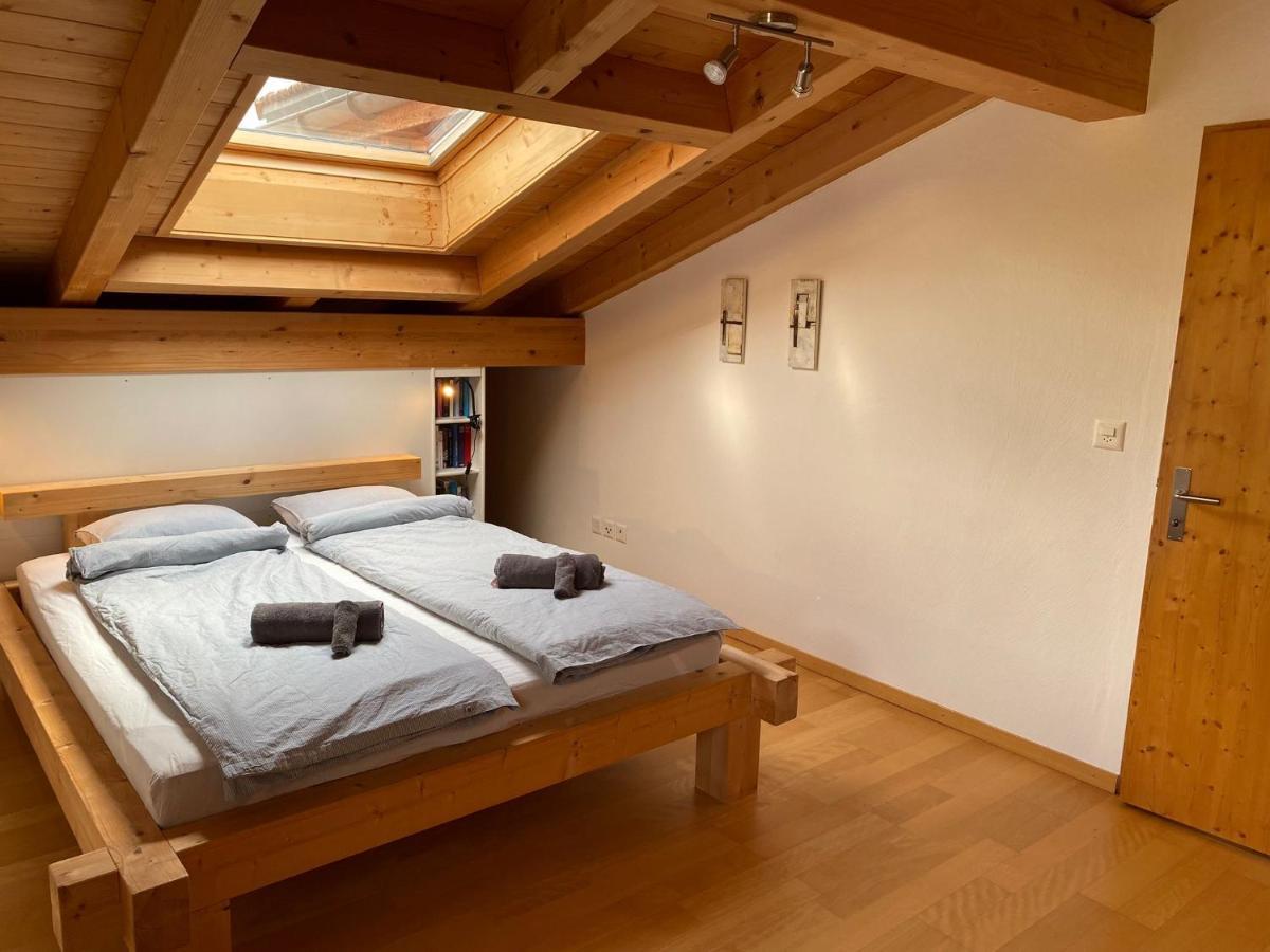 Attic In The Alps Apartment Luzein Exterior foto