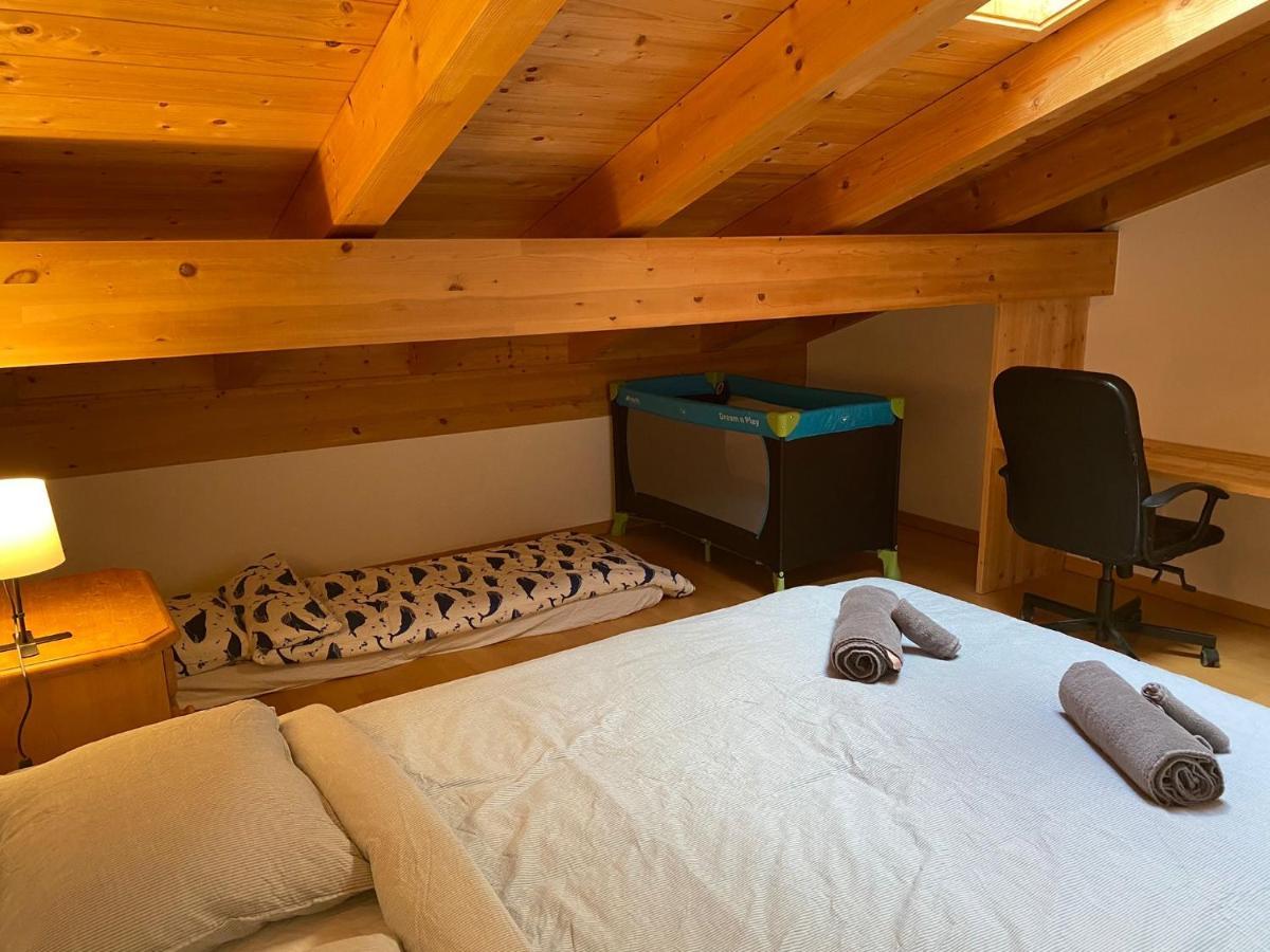 Attic In The Alps Apartment Luzein Exterior foto