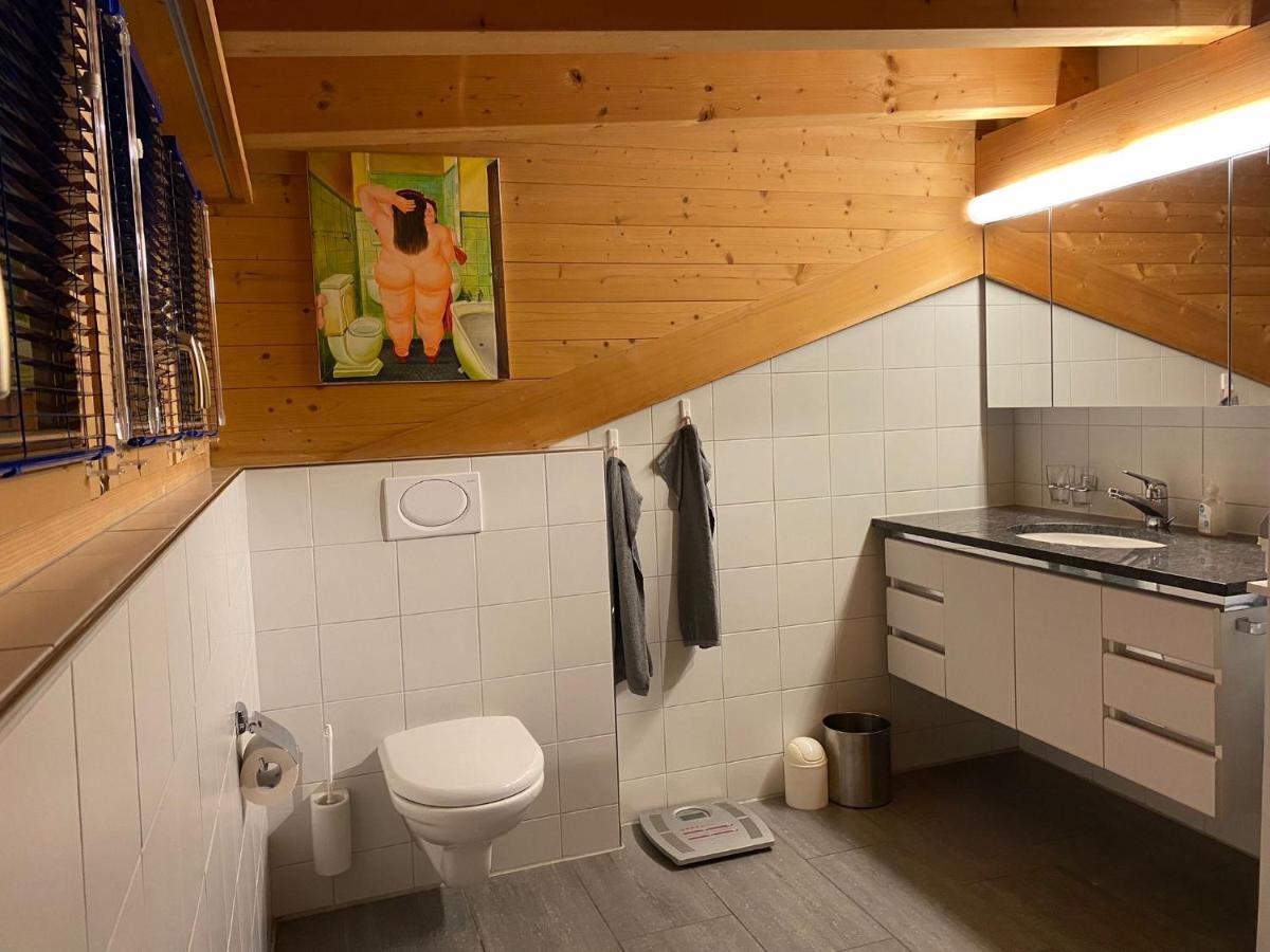Attic In The Alps Apartment Luzein Exterior foto