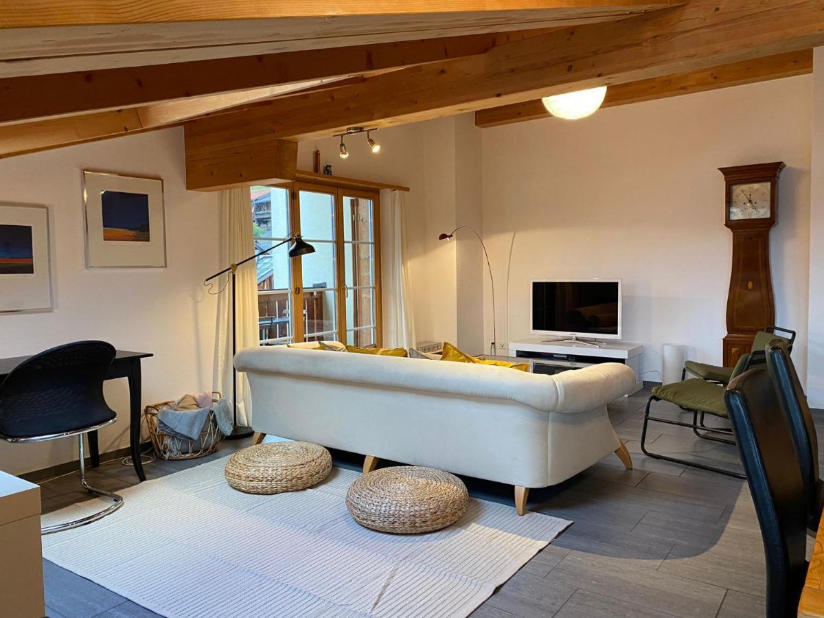 Attic In The Alps Apartment Luzein Exterior foto